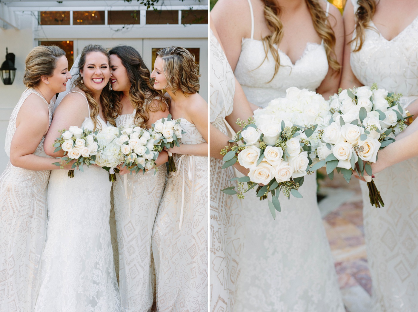 gold bridesmaid dresses