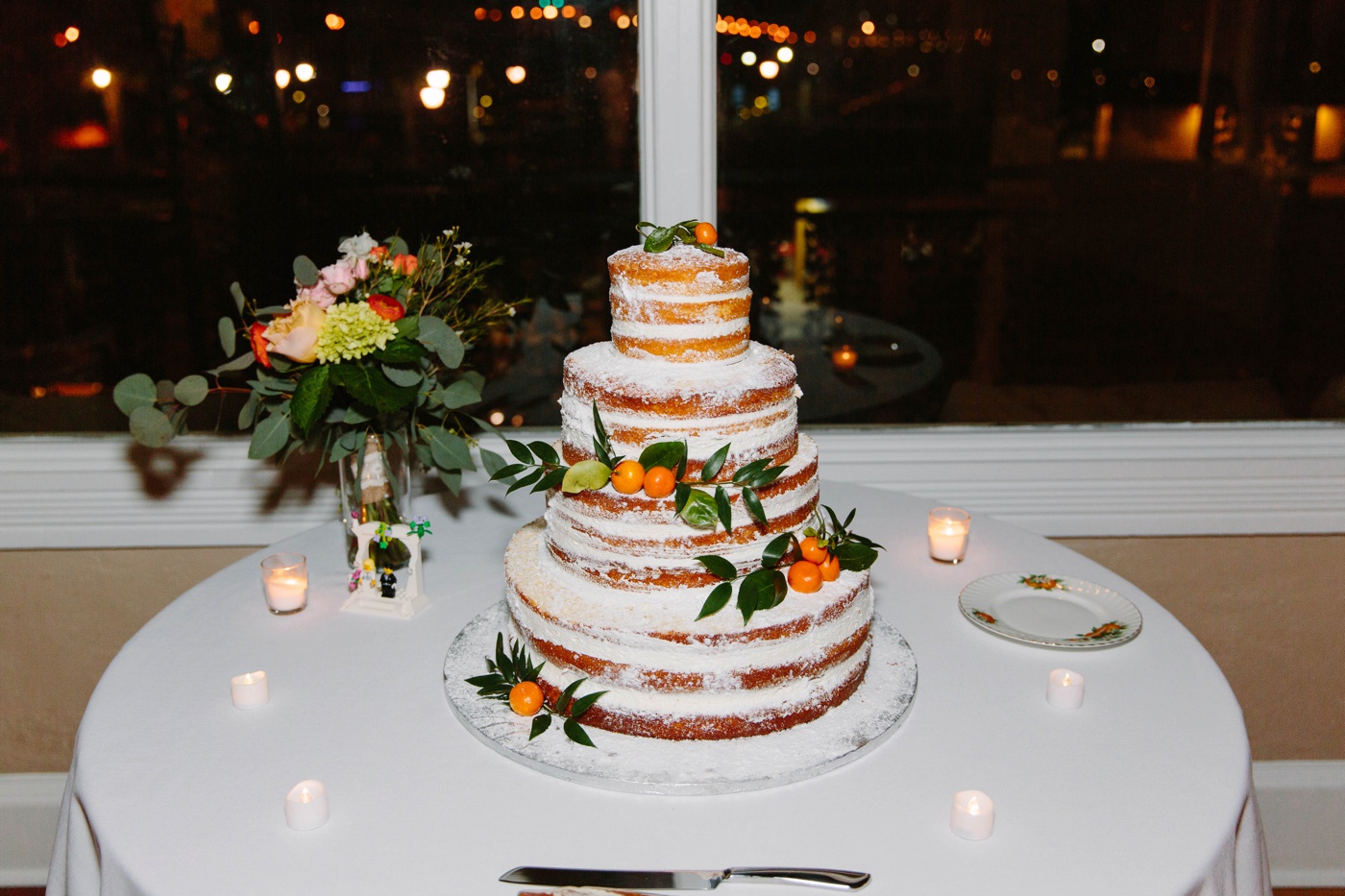 Citrus Inspired wedding cake