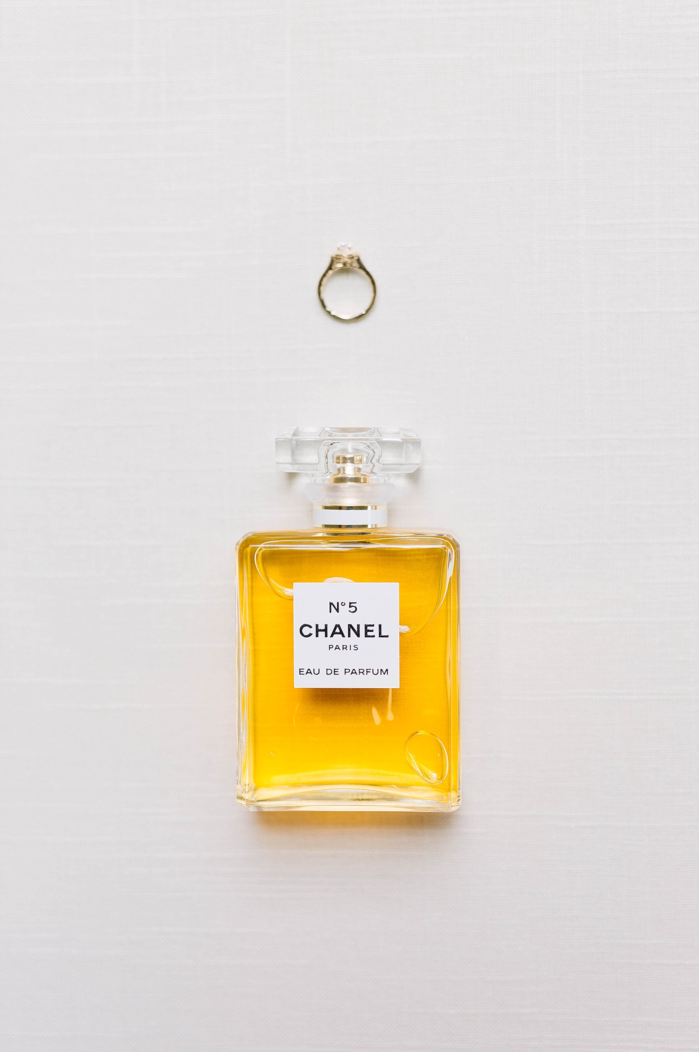 chanel perfume bridal photo