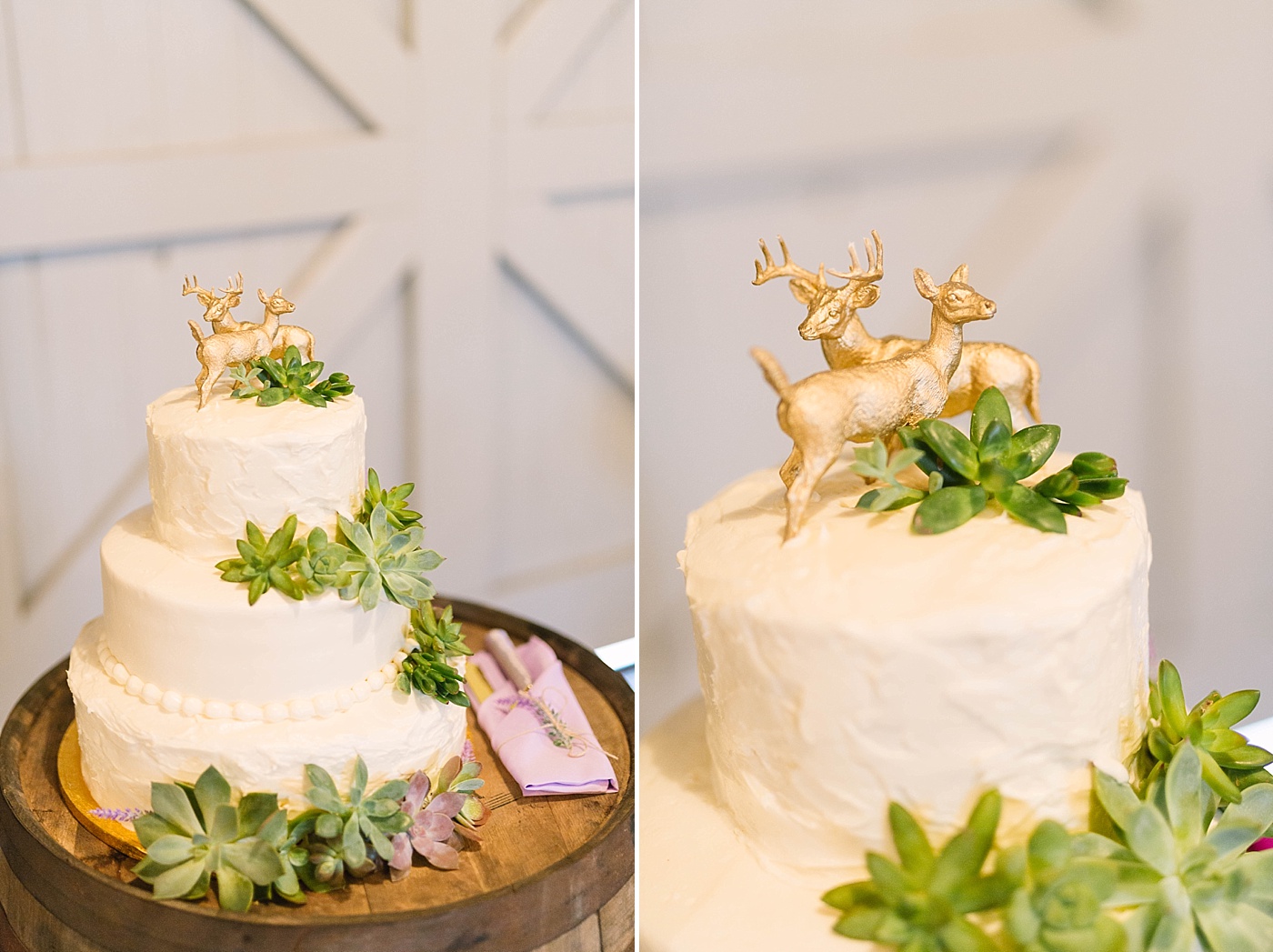 deer wedding cake topper