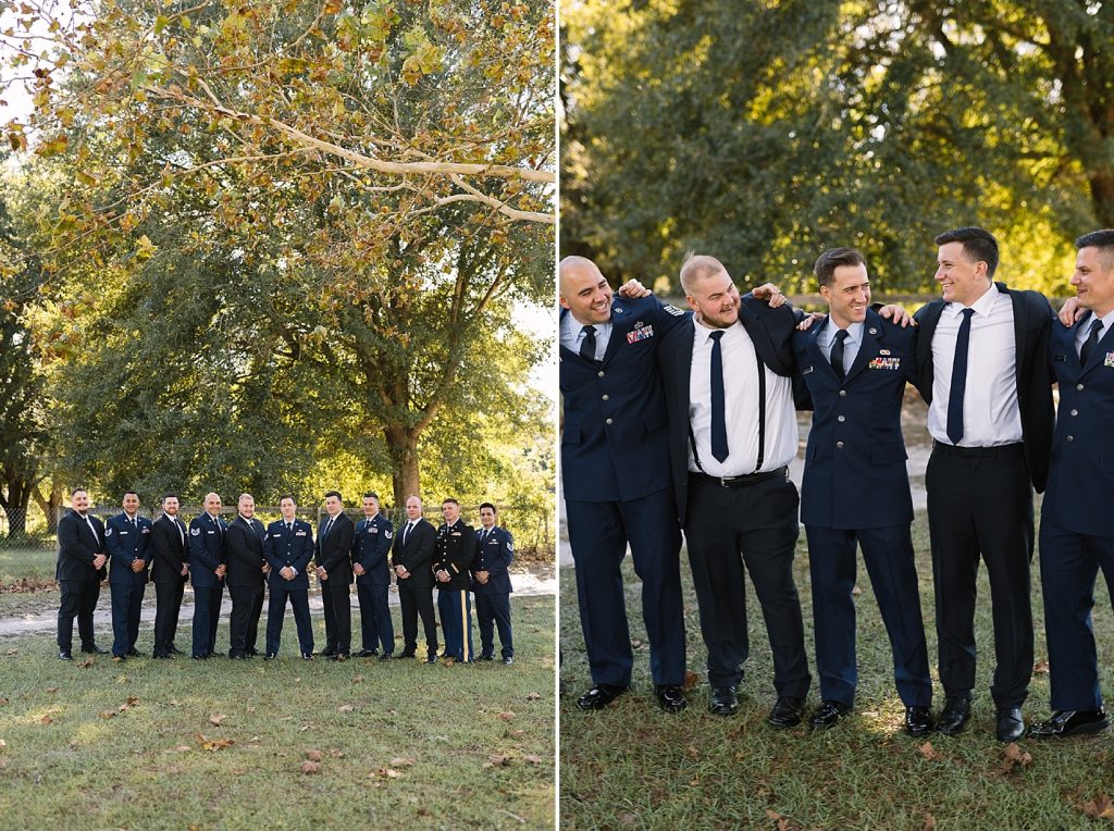 air force groomsmen