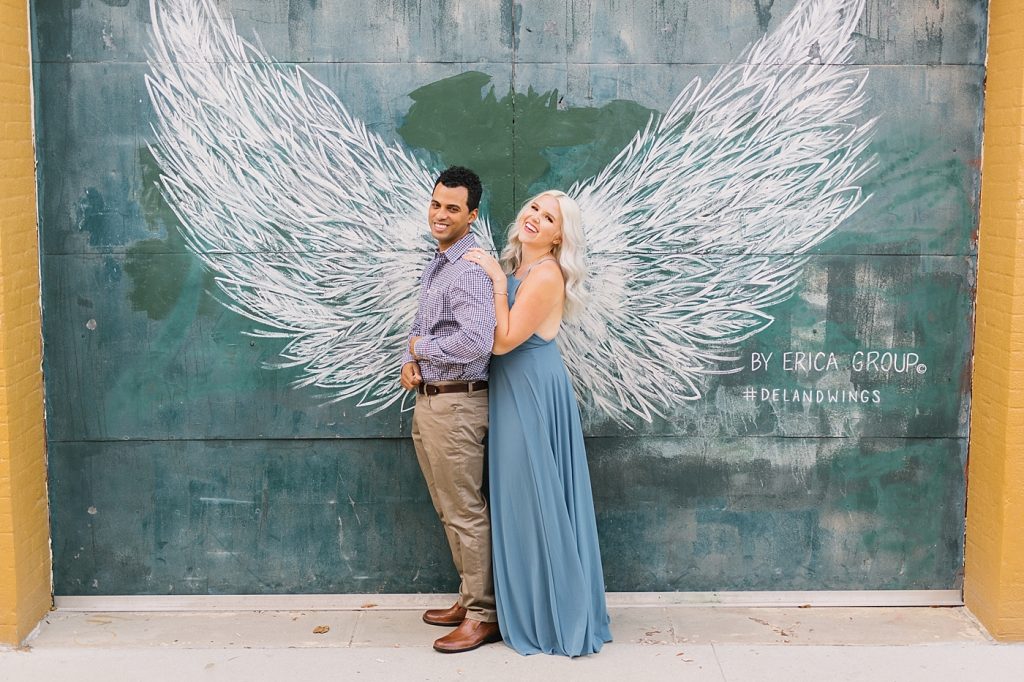 deland fl wings wall engagement photo