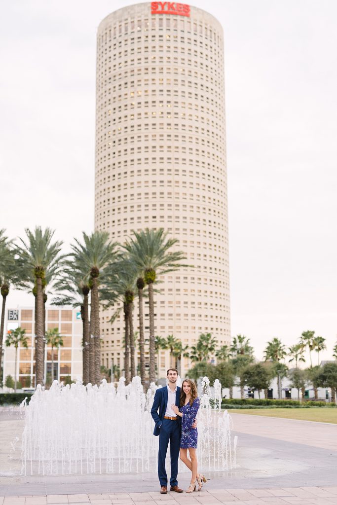 downtown tampa curtis hixon waterfront park engagement session