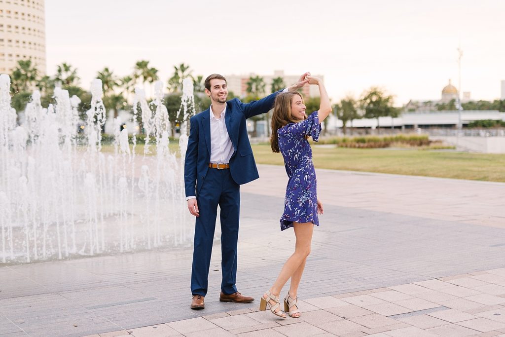 tampa curtis hixon waterfront park engagement session