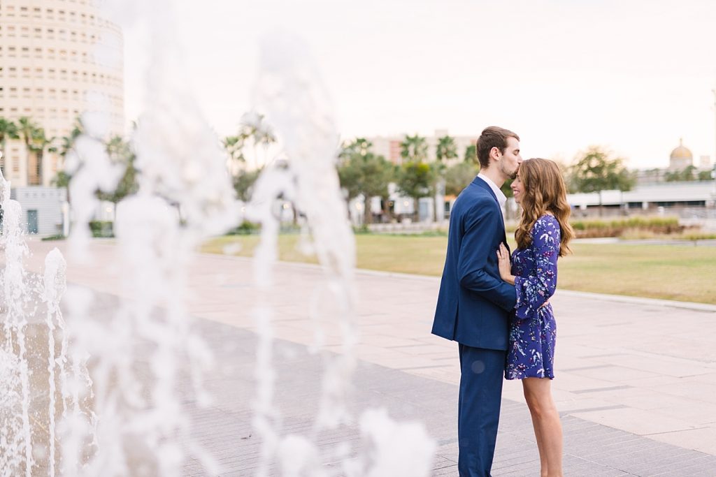 downtown tampa curtis hixon engagement session