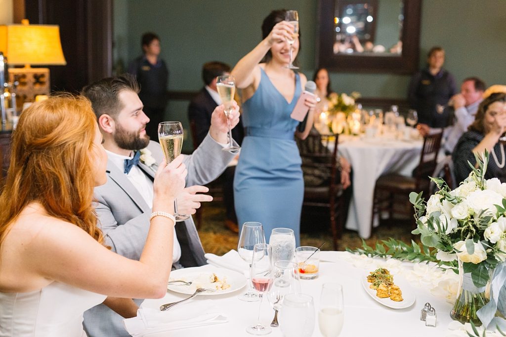 wedding reception toasts cheers photos