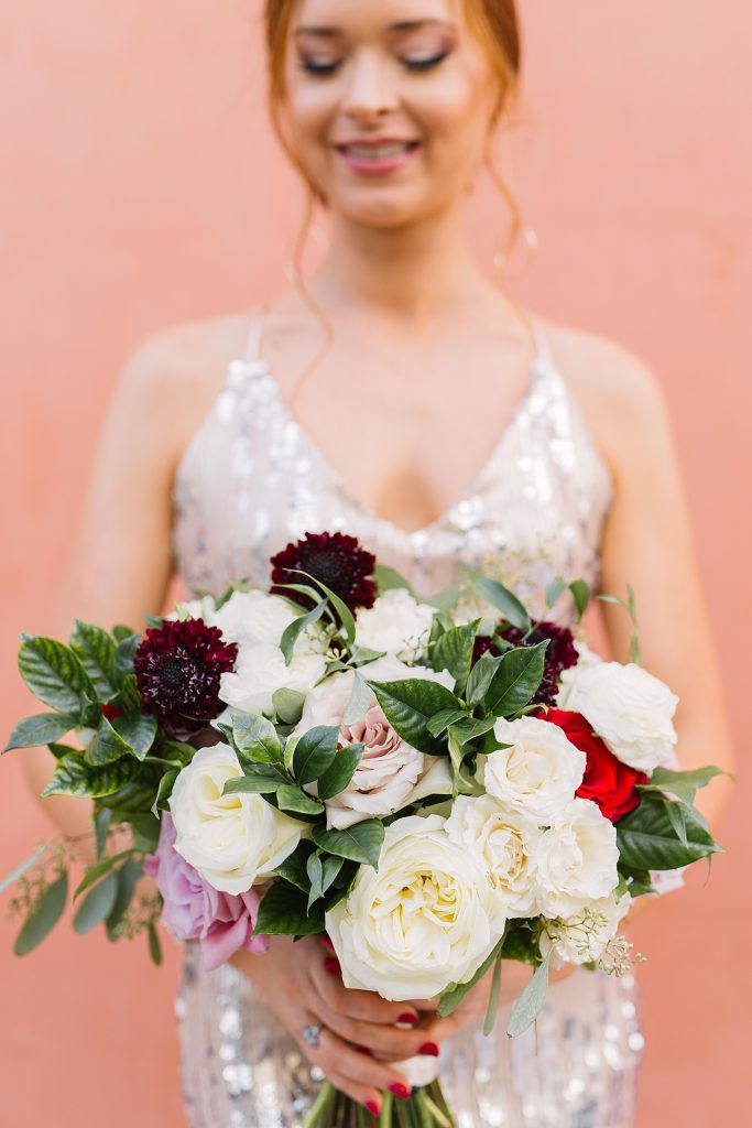 multicolor bride bouquet