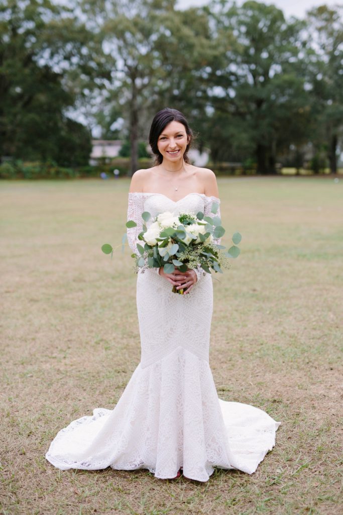 Dusty Blue and Rose Gold Winter Wedding Central Florida Wedding