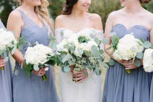 Dusty Blue and Rose Gold Winter Wedding | Central Florida Wedding ...