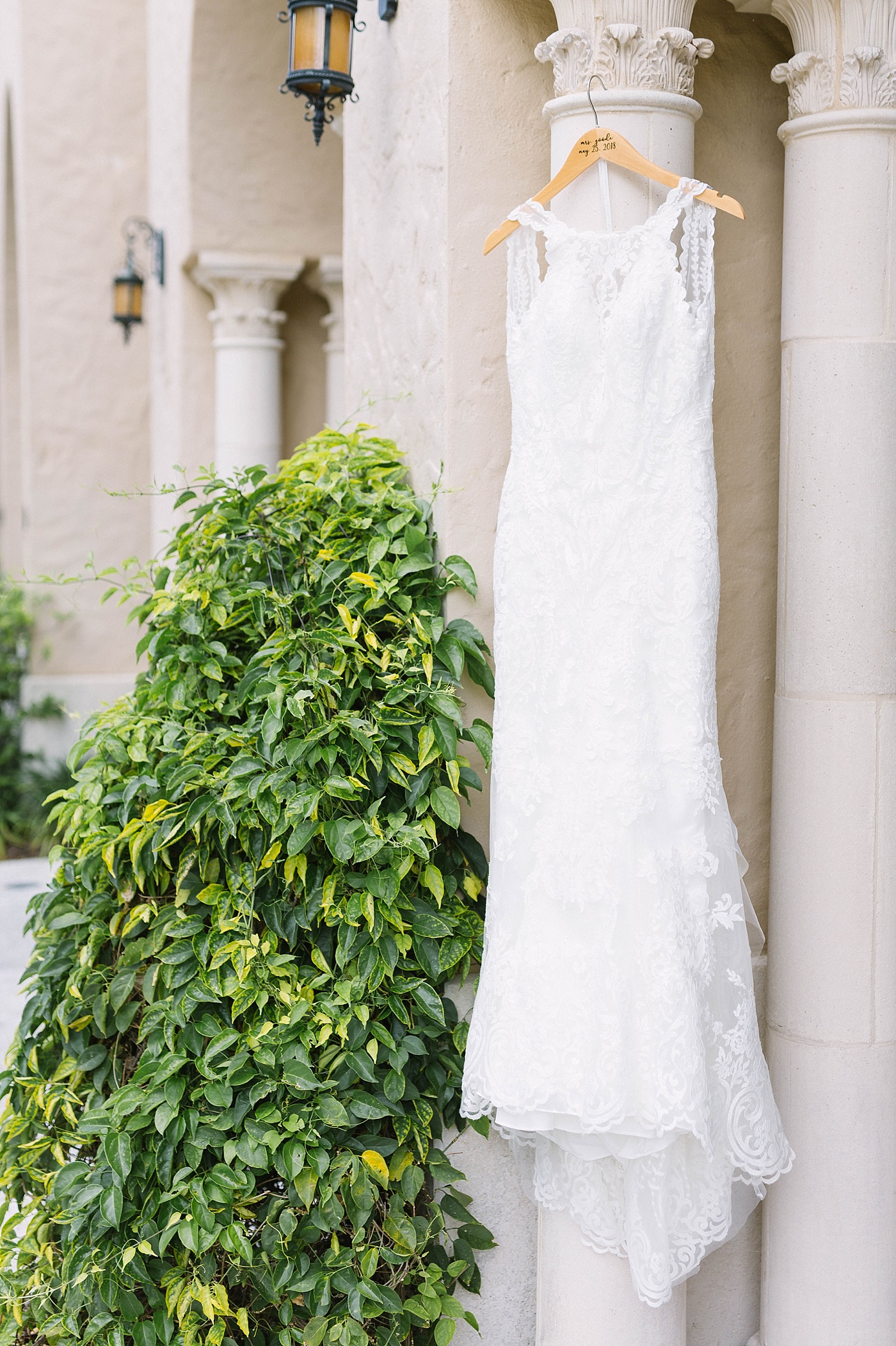 halter wedding dress