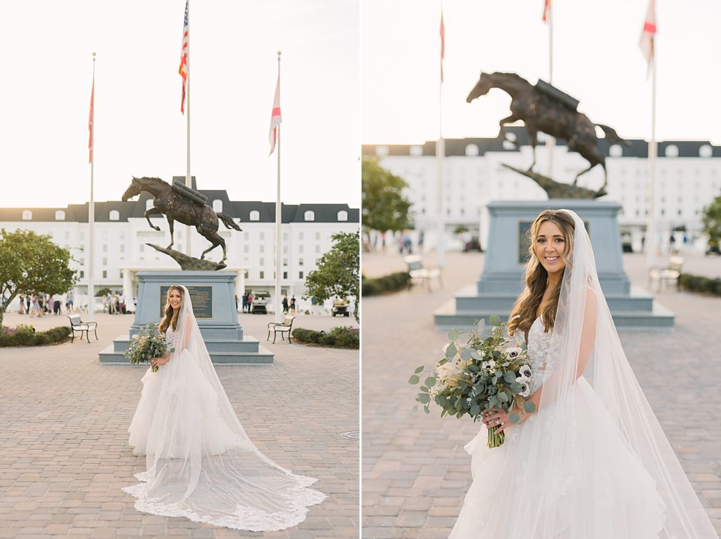 World Equestrian Center Ocala Florida Wedding bridal portrait