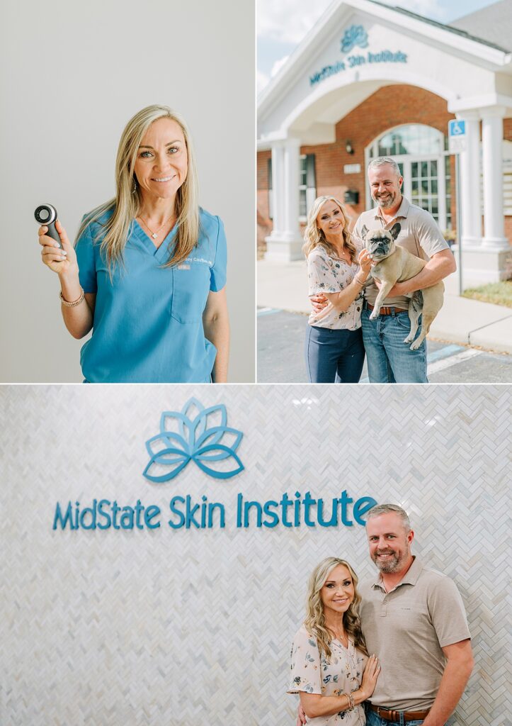 dermatologist brand photo session midstate skin ocala with brittany bishop photography